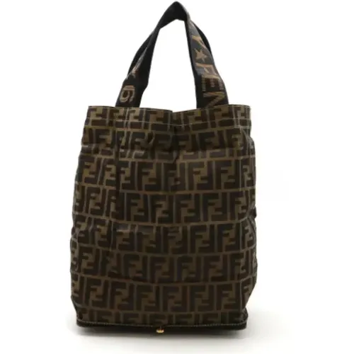 Pre-owned Tote Bags, female, , Size: ONE SIZE Pre-owned Canvas fendi-bags - Fendi Vintage - Modalova