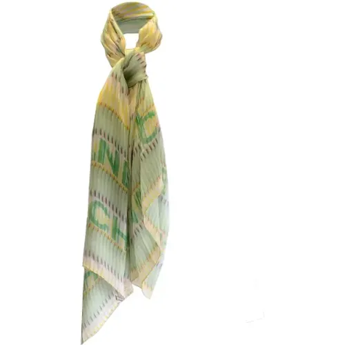 Pre-owned Scarves, female, , Size: ONE SIZE Pre-owned Silk scarves - Chanel Vintage - Modalova