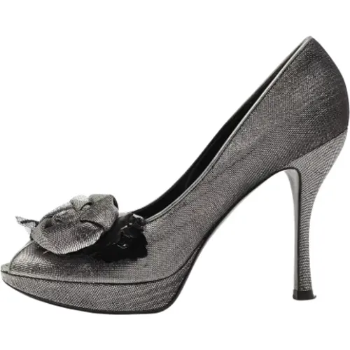 Pre-owned Pumps, female, , Size: 8 US Pre-owned Fabric heels - Louis Vuitton Vintage - Modalova