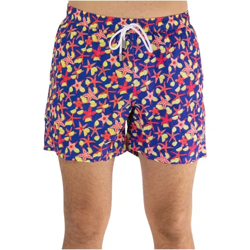 Beach Capri Boxer Shorts , male, Sizes: 2XL, L, M, XL, S - Suns - Modalova