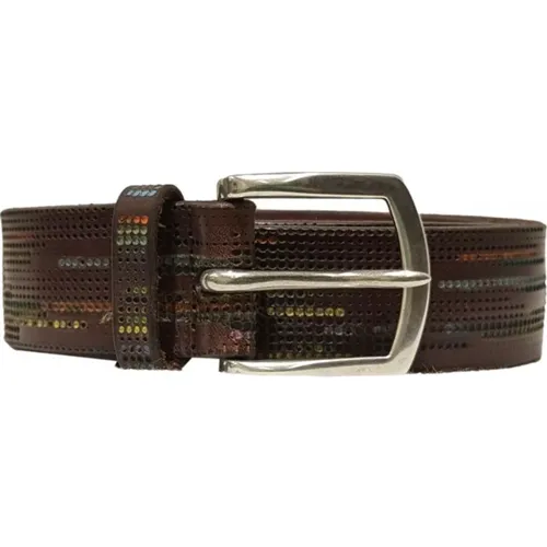Leather Belt , male, Sizes: 95 CM, 90 CM - Orciani - Modalova
