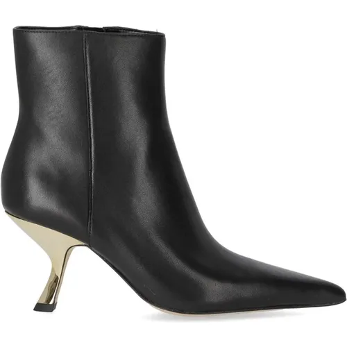 Schwarzer Luna Absatz Stiefelette , Damen, Größe: 36 1/2 EU - Michael Kors - Modalova