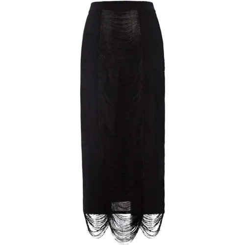 Skirts with Metallic Fibre , female, Sizes: S - alexander mcqueen - Modalova