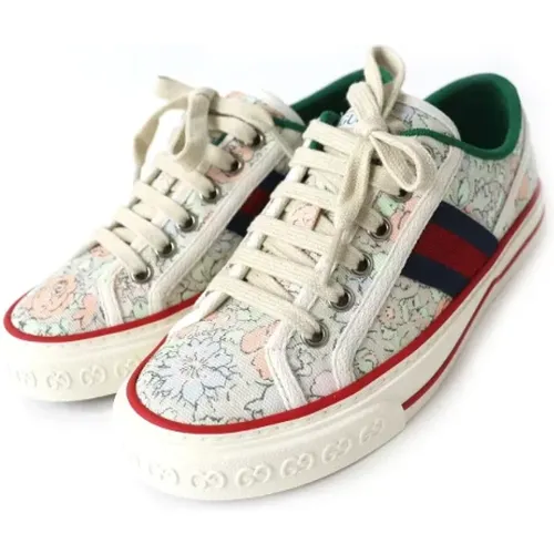 Pre-owned Sneakers, male, , Size: 19 US Pre-owned Canvas sneakers - Gucci Vintage - Modalova