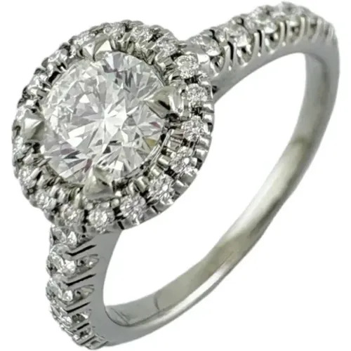 Pre-owned Jewellery, female, , Size: ONE SIZE Pre-owned Platinum rings - Cartier Vintage - Modalova