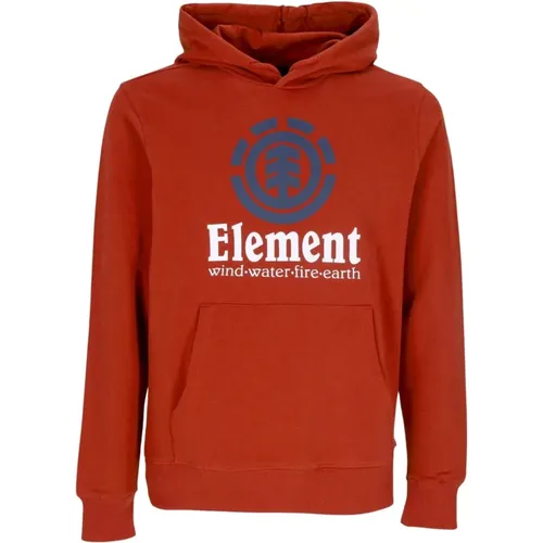 Hoodies, male, , Size: L Lightweight Hooded Sweatshirt Vertical Hoodie - Element - Modalova