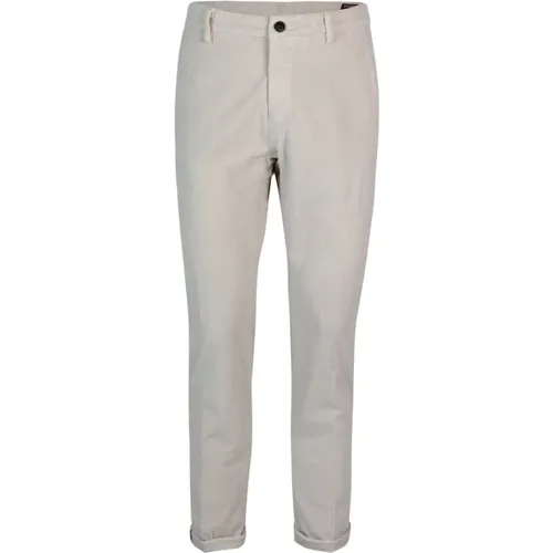 Cream Chino Trousers , male, Sizes: XL, 2XL, 3XL - Mason's - Modalova