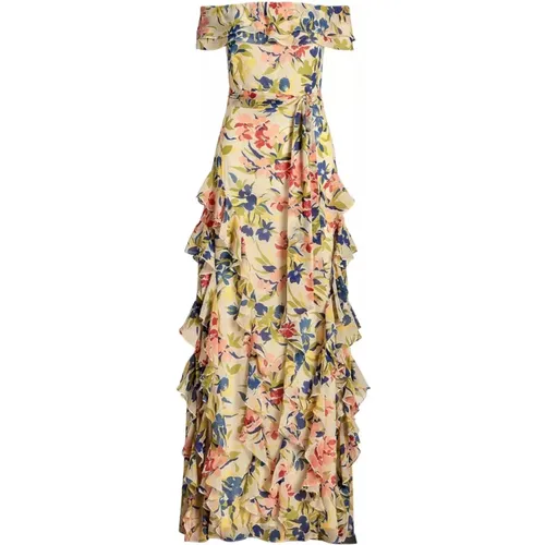 Maxi Dresses, female, , Size: 3XS Floral Long Dress - Ralph Lauren - Modalova