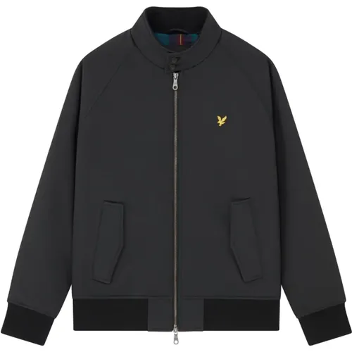 Light Jackets, male, , Size: 2XL Softshell Harrington Jacket - Lyle & Scott - Modalova