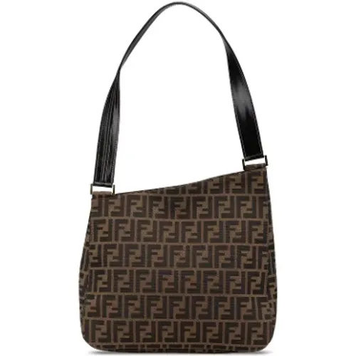 Pre-owned Shoulder Bags, female, , Size: ONE SIZE Pre-owned Canvas fendi-bags - Fendi Vintage - Modalova