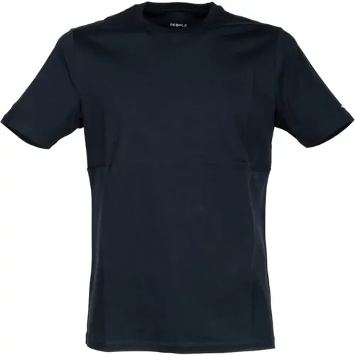 Navy Blue Shiko T-Shirt , male, Sizes: 3XL, M, S, XL, 2XL, L - People of Shibuya - Modalova