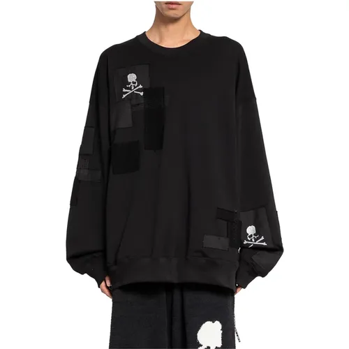 Skull Patchwork Sweatshirt - Mastermind World - Modalova