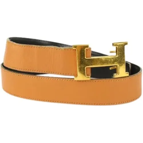 Pre-owned Belts, female, , Size: ONE SIZE Pre-owned Leather belts - Hermès Vintage - Modalova