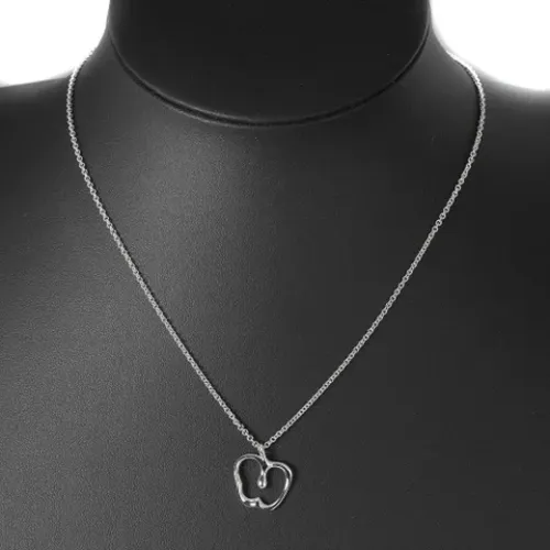 Pre-owned Silver necklaces , female, Sizes: ONE SIZE - Tiffany & Co. Pre-owned - Modalova