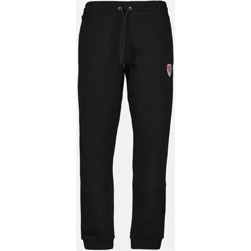 Heart Logo Jogging Pants , male, Sizes: M - Moncler - Modalova