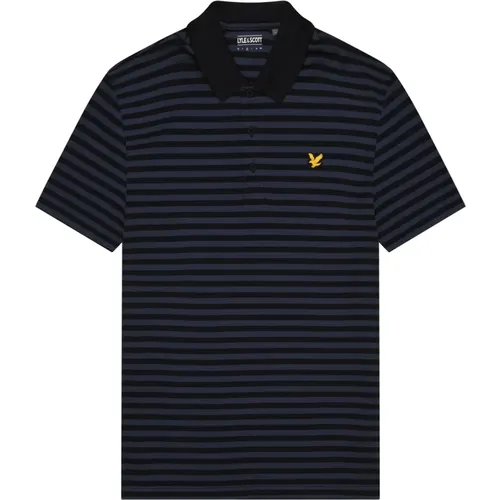 Breitstreifen Golf Polo Shirt , Herren, Größe: 2XL - Lyle & Scott - Modalova