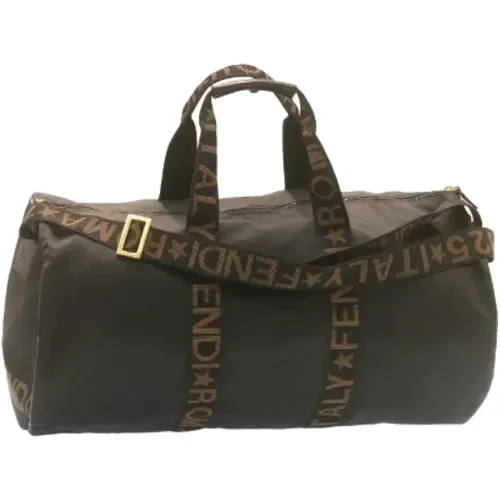 Gebrauchte Schwarze Nylon Fendi Tasche - Fendi Vintage - Modalova