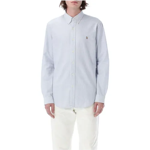 Custom Fit Shirt - Light Stripes , male, Sizes: 2XL, L, XL, M - Ralph Lauren - Modalova