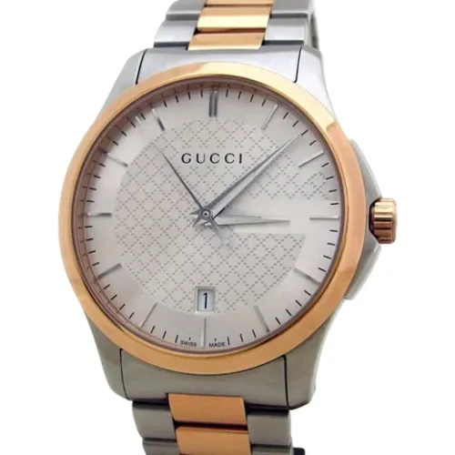 Pre-owned Watches, female, , Size: ONE SIZE Pre-owned Rose Gold watches - Gucci Vintage - Modalova