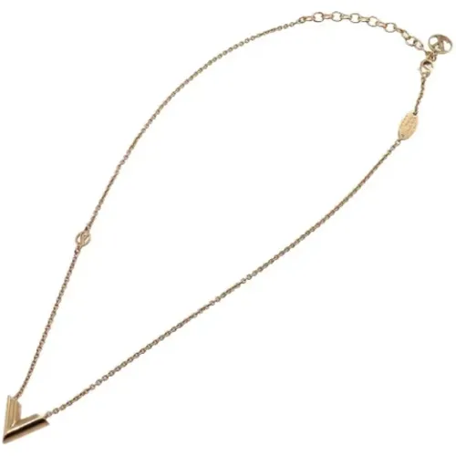 Pre-owned Jewellery, female, , Size: ONE SIZE Pre-owned Metal necklaces - Louis Vuitton Vintage - Modalova