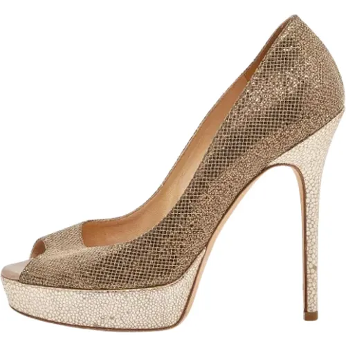 Pre-owned Pumps, female, , Size: 7 1/2 US Pre-owned Fabric heels - Jimmy Choo Pre-owned - Modalova