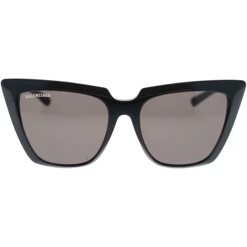 Cat-Eye Sonnenbrille mit auffälligen Kanten,Stylische Sonnenbrille Bb0046S - Balenciaga - Modalova