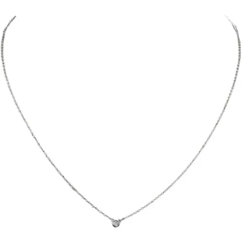 Pre-owned Jewellery, female, , Size: ONE SIZE Pre-owned Silver necklaces - Tiffany & Co. Pre-owned - Modalova