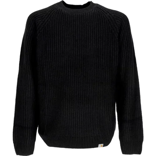 Schwarzer Forth Sweater Streetwear , Herren, Größe: M - Carhartt WIP - Modalova