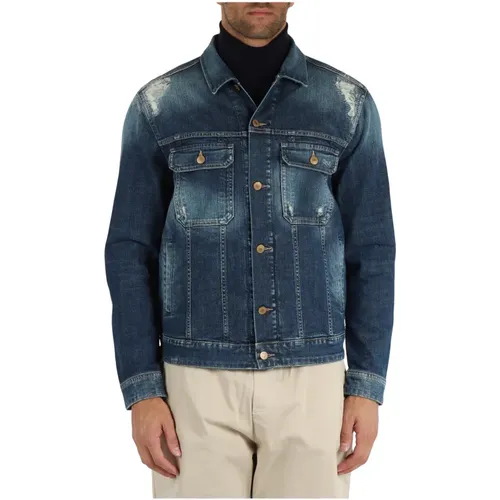 Vintage Jeansjacke Premium Selection , Herren, Größe: S - Replay - Modalova