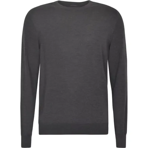 Graue Sweaters mit Rundhalsausschnitt , Herren, Größe: S - Tagliatore - Modalova