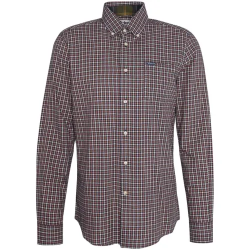 Casual Shirts, male, , Size: M Twill Button Down Shirt - Barbour - Modalova