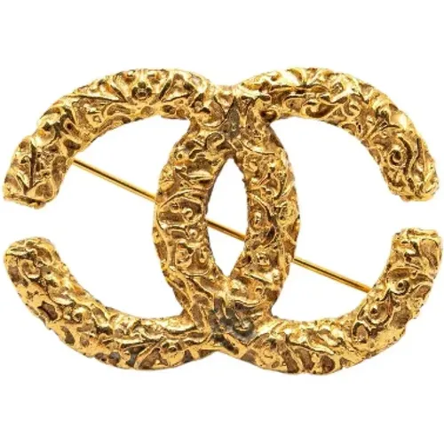 Pre-owned Jewellery, female, , Size: ONE SIZE Pre-owned Metal brooches - Chanel Vintage - Modalova