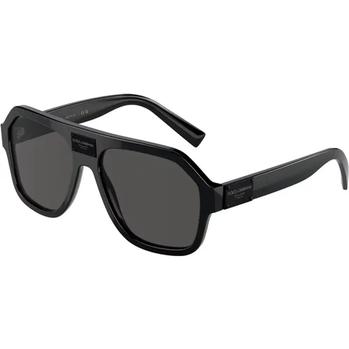 Iconic Style Sunglasses for Men , male, Sizes: 58 MM - Dolce & Gabbana - Modalova