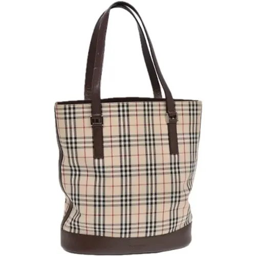 Pre-owned Canvas totes , female, Sizes: ONE SIZE - Burberry Vintage - Modalova