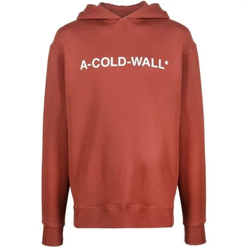 Hoodies, male, , Size: M Logo Print Hoodie - A-Cold-Wall - Modalova