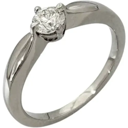 Pre-owned Jewellery, female, , Size: ONE SIZE Pre-owned Platinum rings - Bvlgari Vintage - Modalova