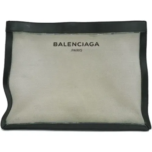 Pre-owned Leather clutches , male, Sizes: ONE SIZE - Balenciaga Vintage - Modalova
