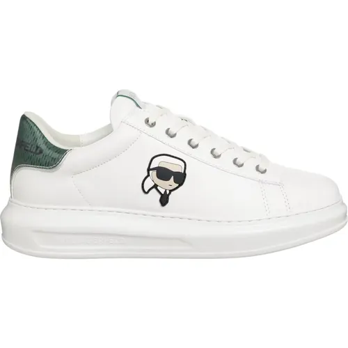 K/Ikonik Kapri Sneakers - Lace Closure, Plain Pattern , male, Sizes: 9 UK, 6 UK - Karl Lagerfeld - Modalova