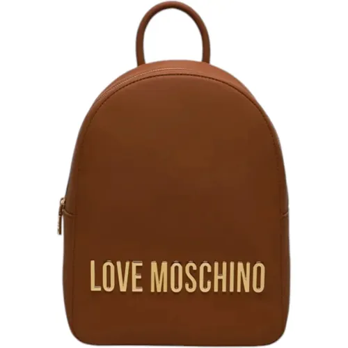 Backpacks, female, , Size: ONE SIZE Stylish Women's Shoulder Bag in Synthetic Leather - Love Moschino - Modalova