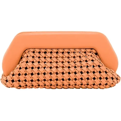 Clutches, female, , Size: ONE SIZE Flame Knots Clutch Bag Vegan Fabric - THEMOIRè - Modalova