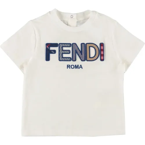 Logo Kinder T-Shirt Fendi - Fendi - Modalova