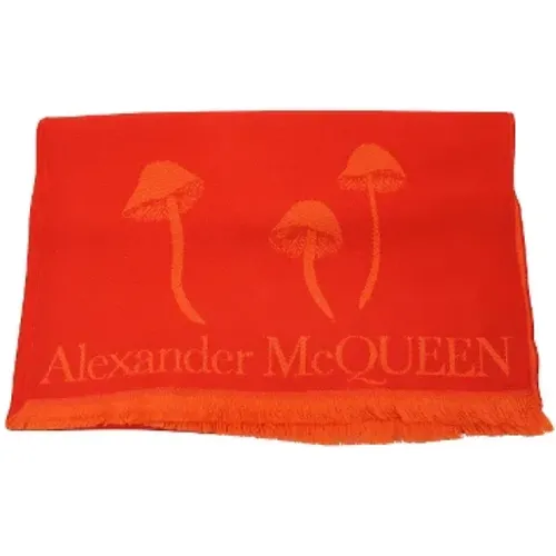 Pre-owned Wool scarves , female, Sizes: ONE SIZE - Alexander McQueen Pre-owned - Modalova