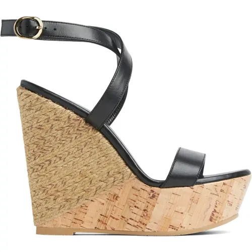 Crossover Keilsandalette , Damen, Größe: 38 EU - Stuart Weitzman - Modalova