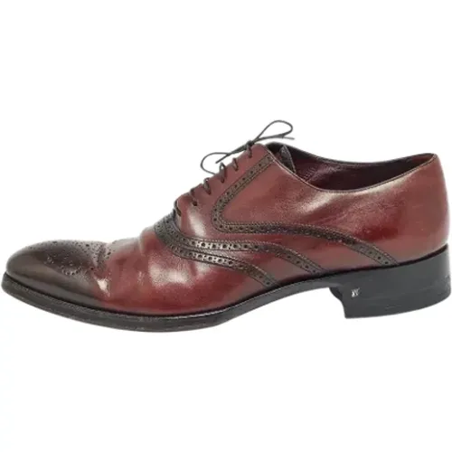 Pre-owned Flats, male, , Size: 11 US Pre-owned Leather flats - Louis Vuitton Vintage - Modalova