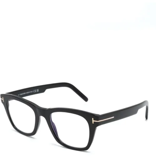 Schwarze Optische Brille Stilvoll und vielseitig , Herren, Größe: 50 MM - Tom Ford - Modalova