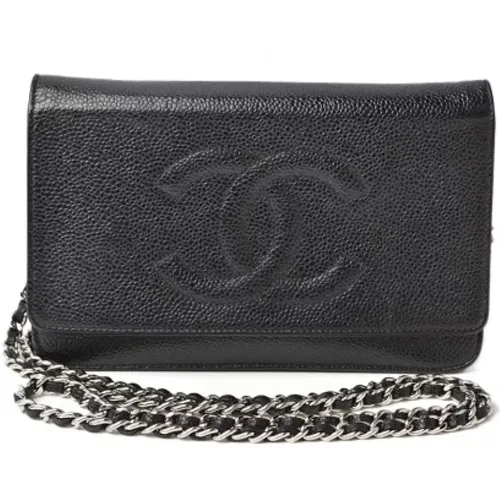 Pre-owned Leather chanel-bags , female, Sizes: ONE SIZE - Chanel Vintage - Modalova