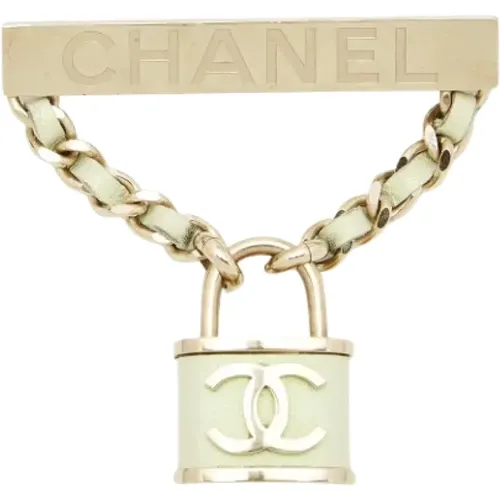 Pre-owned Leather chanel-jewelry , female, Sizes: ONE SIZE - Chanel Vintage - Modalova