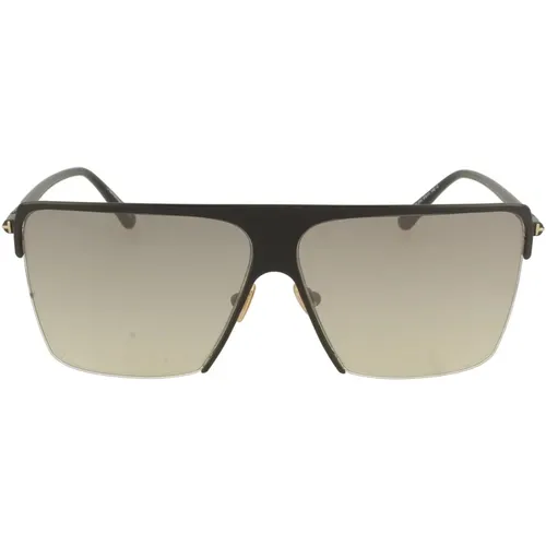 Sunglasses, unisex, , Size: 61 MM Sporty and Fashionable Rectangular Sungles - Tom Ford - Modalova