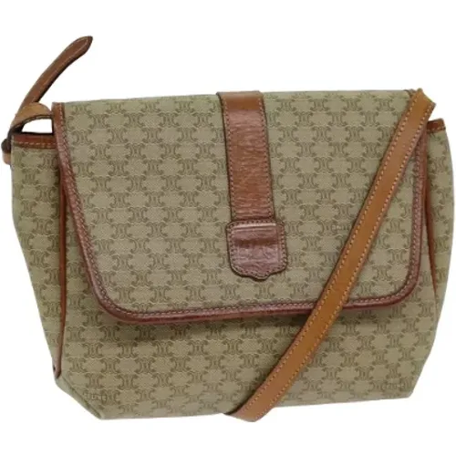 Pre-owned Cross Body Bags, female, , Size: ONE SIZE Pre-owned Canvas celine-bags - Celine Vintage - Modalova