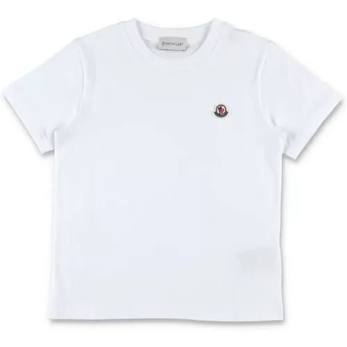 Logo Patch T-Shirt für Jungen - Moncler - Modalova